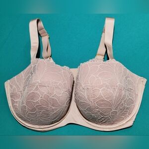 Joyspun Lace Full Coverage Lined Underwire Bra Pink Size 42DDD